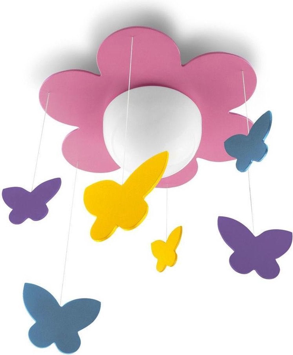 Philips myKidsroom Meria plafondlamp, Lampe, Comme neuf, Enlèvement, Rose