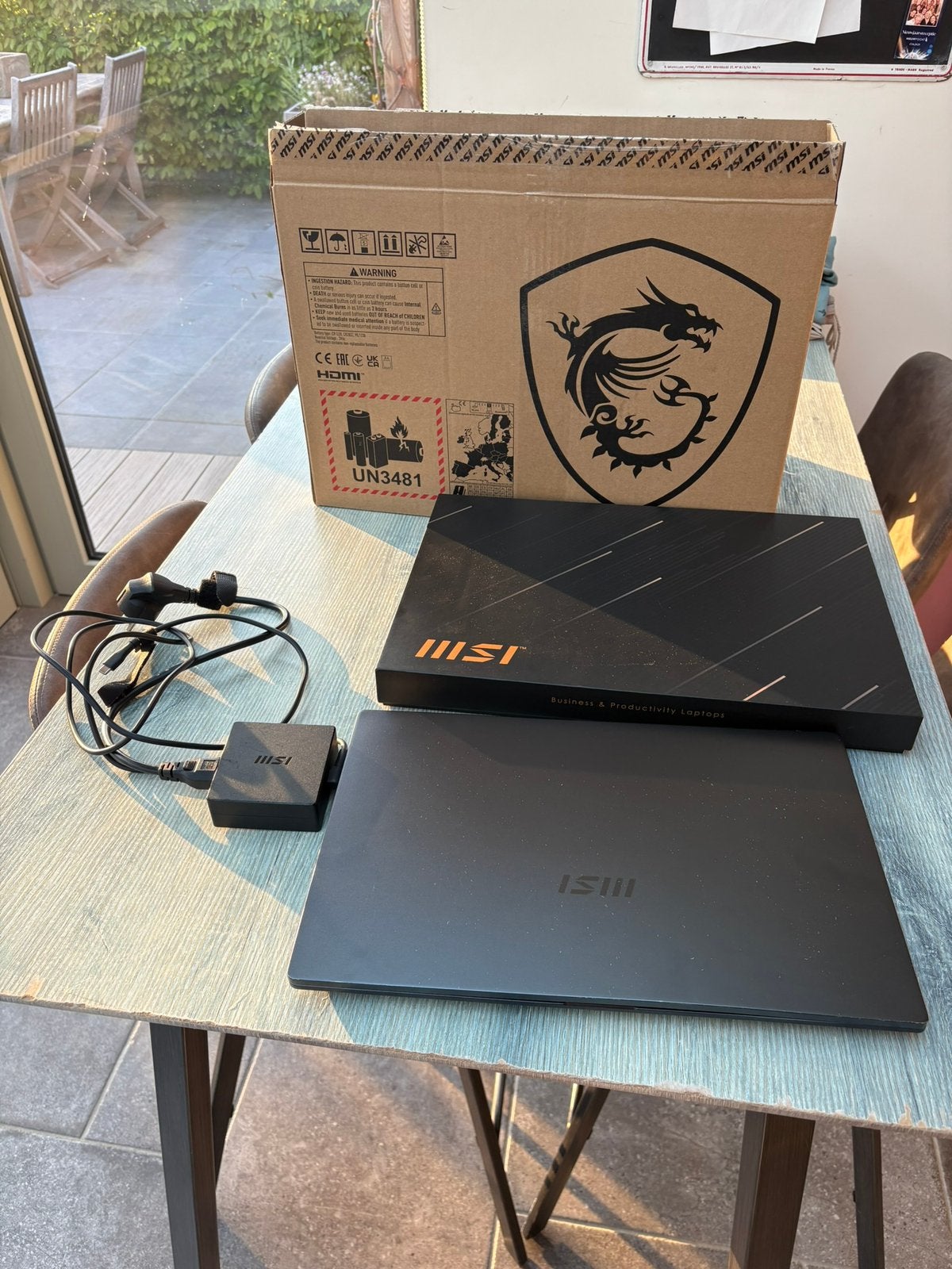 MSI Prestige 15 A12SC, 16GB, Zwart, 15,6 inch, 2023, 2 tot 3 Ghz, 15 inch, Ophalen of Verzenden, Zo goed als nieuw