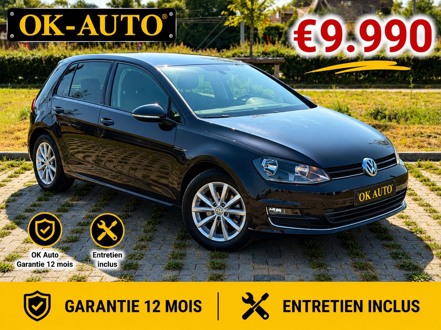 Vw Golf 1.4 TSI 150Cv Lounge Garantie 12 Mois, Autos, Achat, Boîte manuelle, Autres couleurs, Noir
