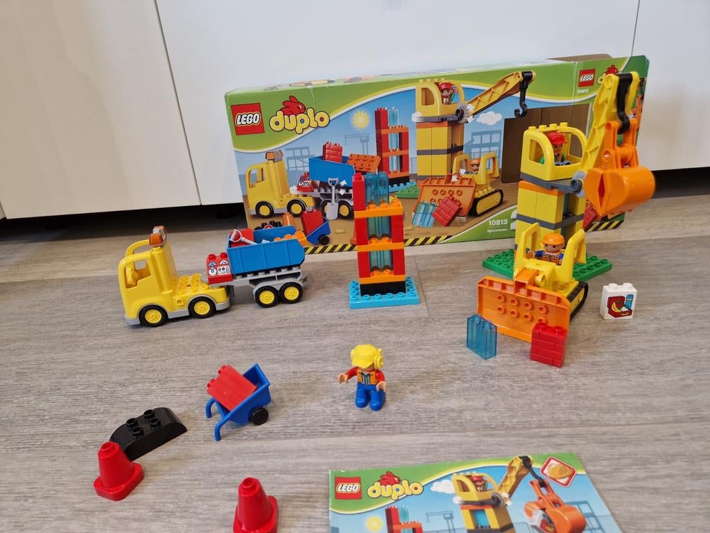 Duplo 10813 bouwplaats compleet, Kinderen en Baby's, Ophalen of Verzenden, Compleet, Duplo