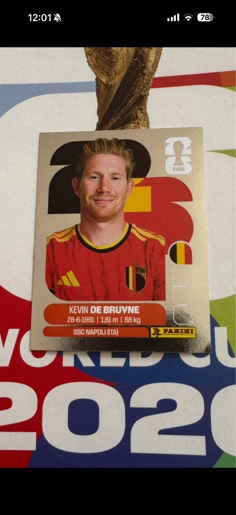Kevin De Bruyne sticker, Ophalen of Verzenden, Nieuw, Poster, Plaatje of Sticker
