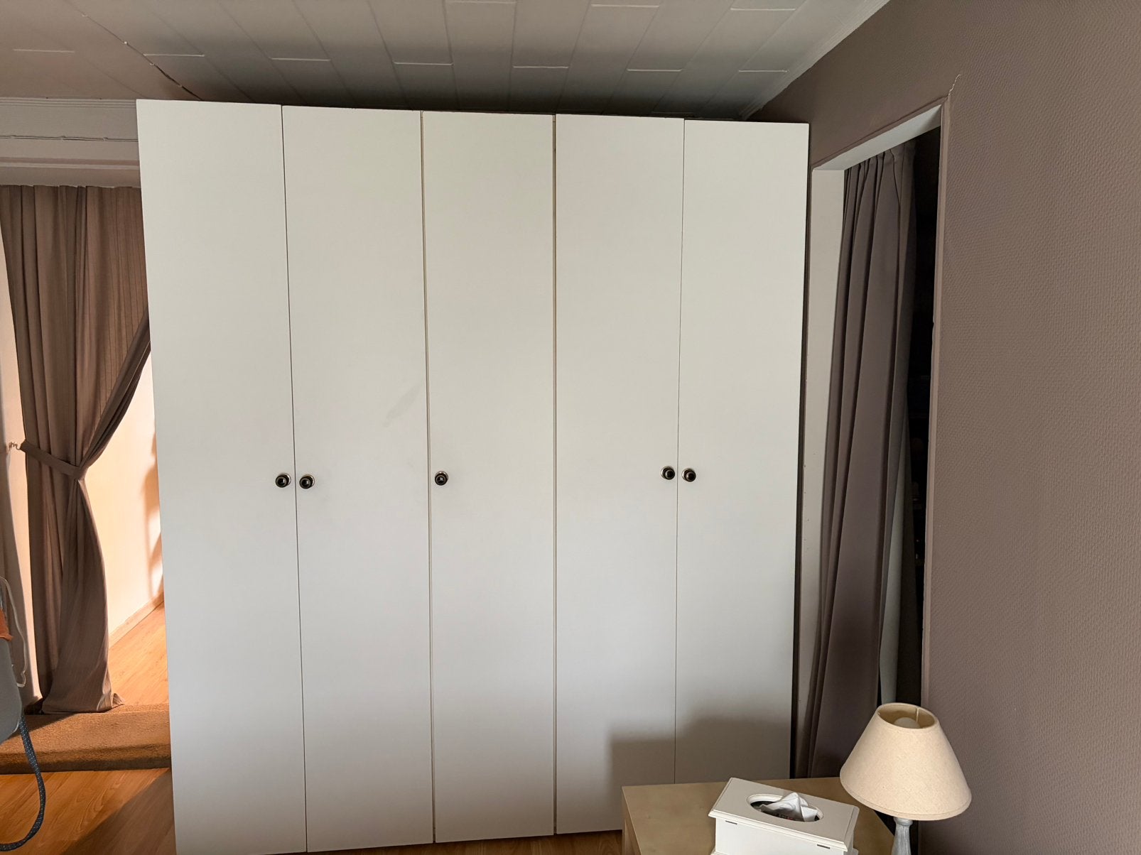 Kleerkast 5 deurs, Huis en Inrichting, Kasten | Kleerkasten, Ophalen, Zo goed als nieuw
