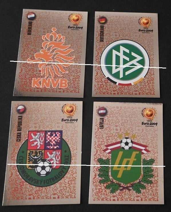 Panini Euro 2004 Portugal/Lot de 16 emblèmes, Collections, Envoi, Neuf, Affiche, Image ou Autocollant