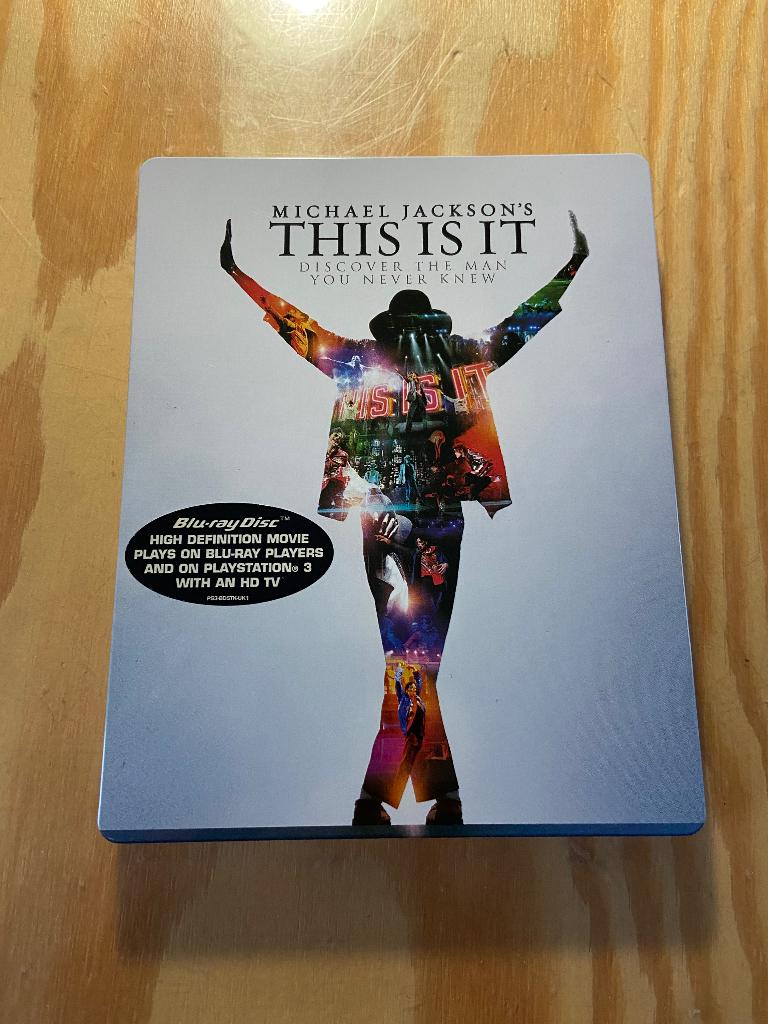 Michael Jackson This Is It Blu-ray Limited Edition Steelbook, CD & DVD, Blu-ray, Enlèvement ou Envoi, Comme neuf, Documentaire et Éducatif
