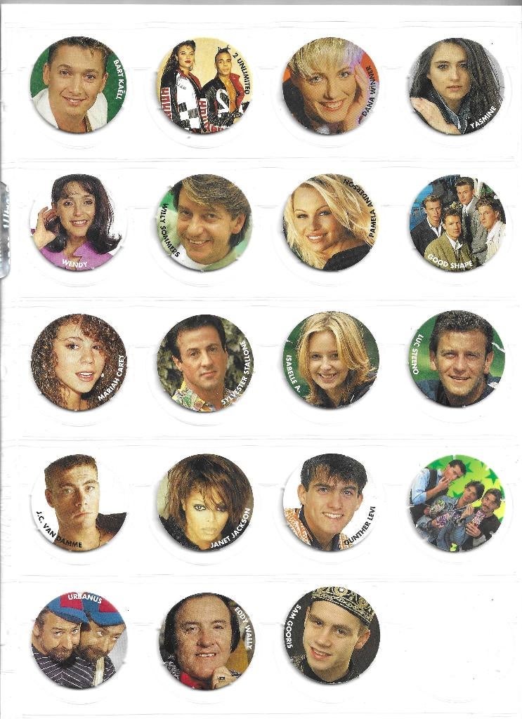 Flippo met vedetten TV story of croky, Verzamelen, Flippo's, Ophalen of Verzenden, Losse flippo's