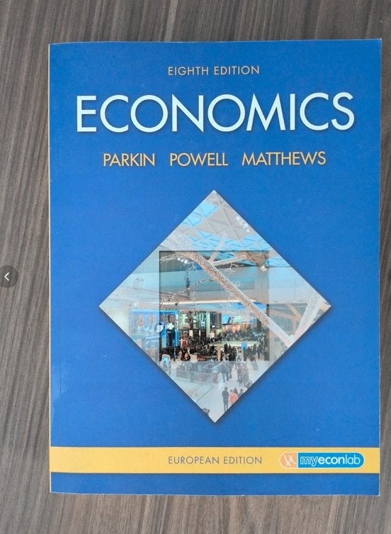 Economics 8th edition Parkin Powell Matthews, Ophalen of Verzenden, Gelezen, Economie en Marketing