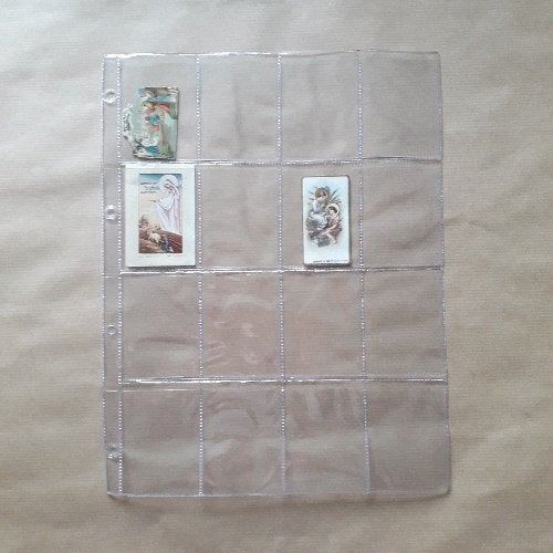 50 inlegbladen voor paniniprentjes en spelerskaarten, Collections, Cartes de naissance & Cartes de visite, Enlèvement ou Envoi