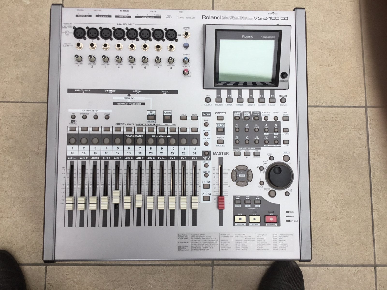 ROLAND VS-2400CD, Ophalen, Zo goed als nieuw