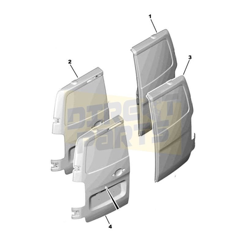 Citroën/Peugeot/Fiat/Opel/Toyota laaddeur Links achter (bij, Neuf, Toyota, -, Porte