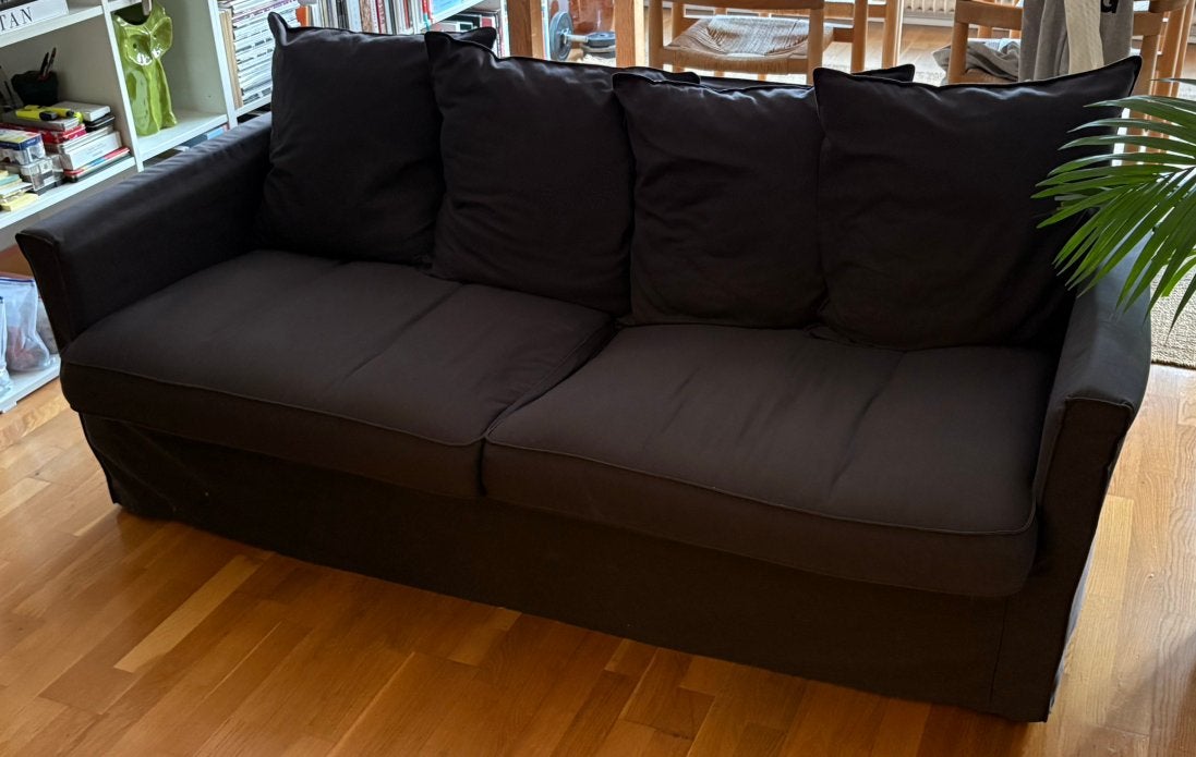 Ikea harnosand zetel donkerblauw, Ophalen, Gebruikt
