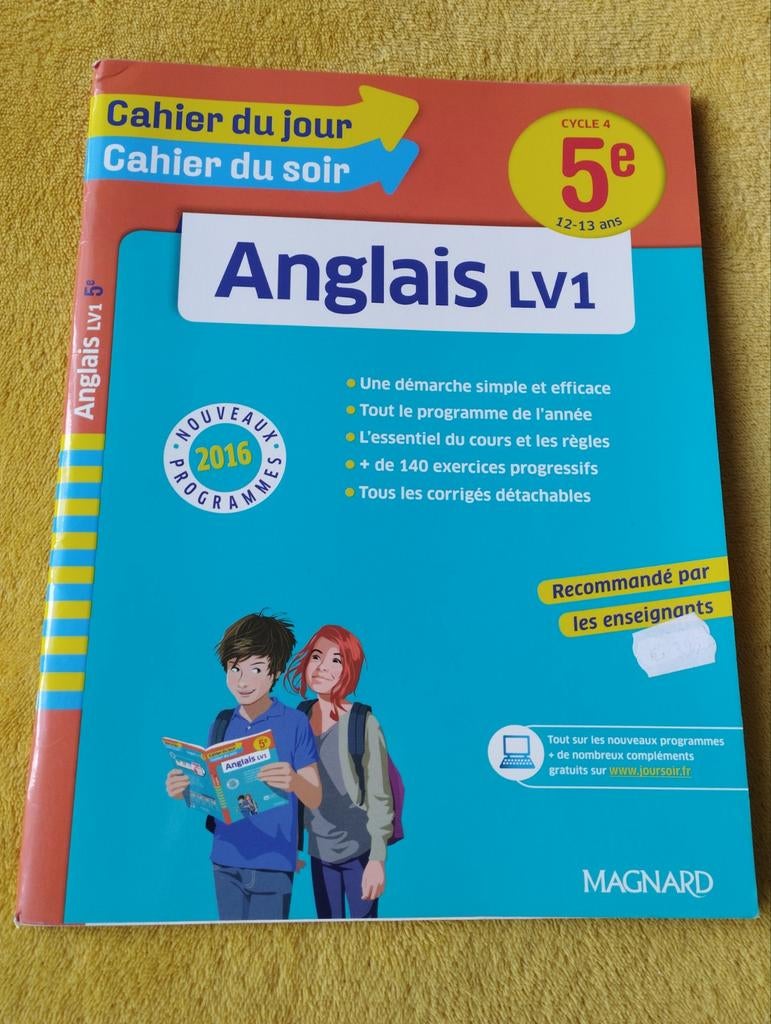 Cahier d'anglais, Nieuw, Nicole de Vannoise