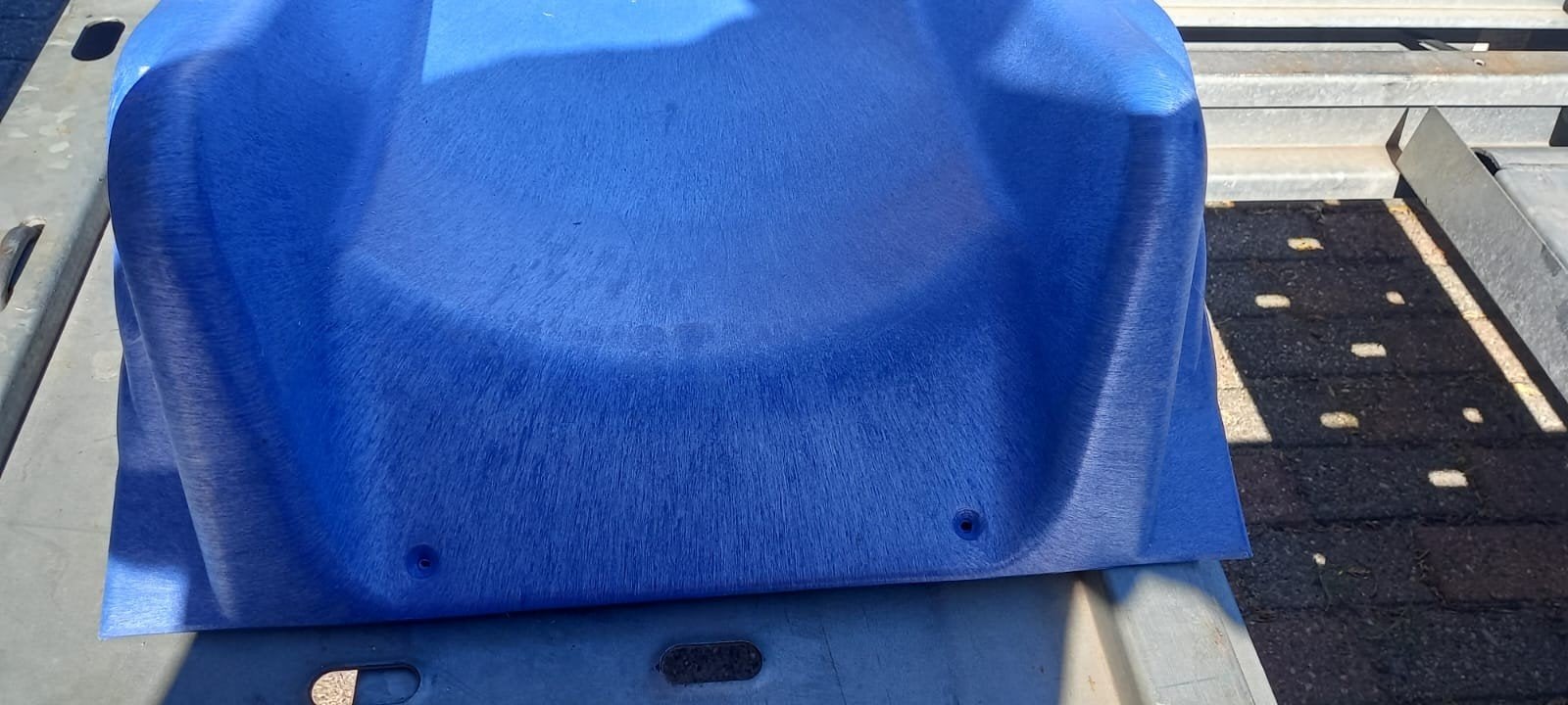 Toboggans bleus, marque KBT, 3 mètres, également pour l'eau, Enlèvement, Neuf