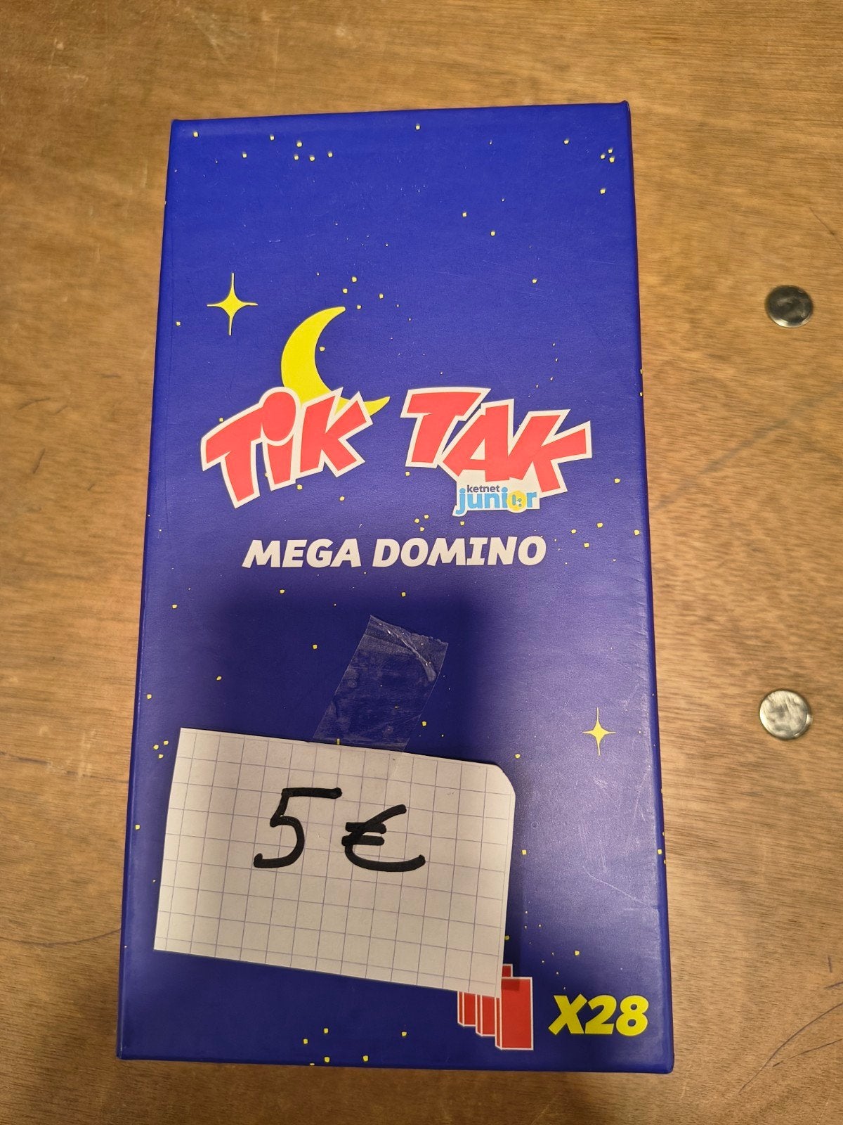 Domino spel tiktak, Ophalen