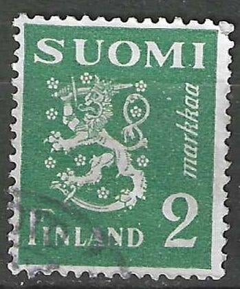 Finland 1945 - Yvert 288 - Wapenschild - 2 m. (ST), Postzegels en Munten, Postzegels | Europa | Scandinavië, Verzenden, Finland