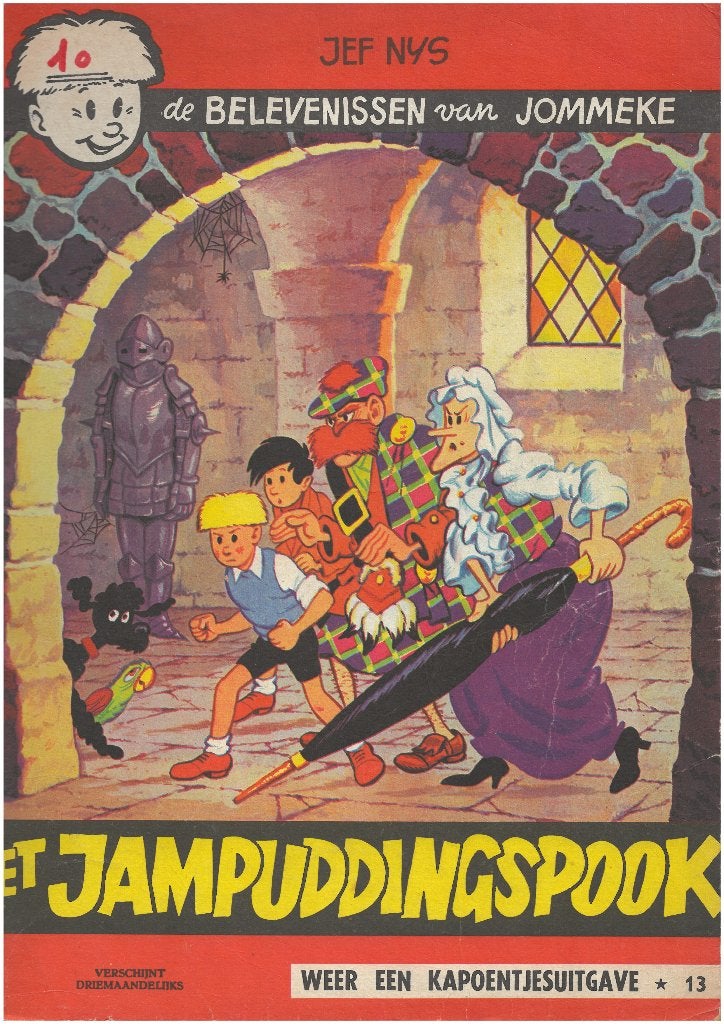Jommeke - Het Jampuddingspook - nr. 13 --- kapoentjesuitgave, Gelezen, Eén stripboek, Jef Nys., Ophalen of Verzenden