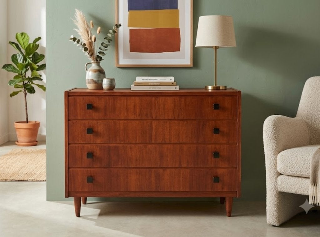 vintage ladekast, Huis en Inrichting, Kasten | Ladekasten, Ophalen