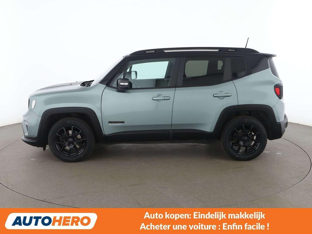 Jeep Renegade 1.5 GSE T4 e-Hybrid Longitude FWD (bj 2022), Auto's, Jeep, Stof, Gebruikt, Euro 6, Blauw