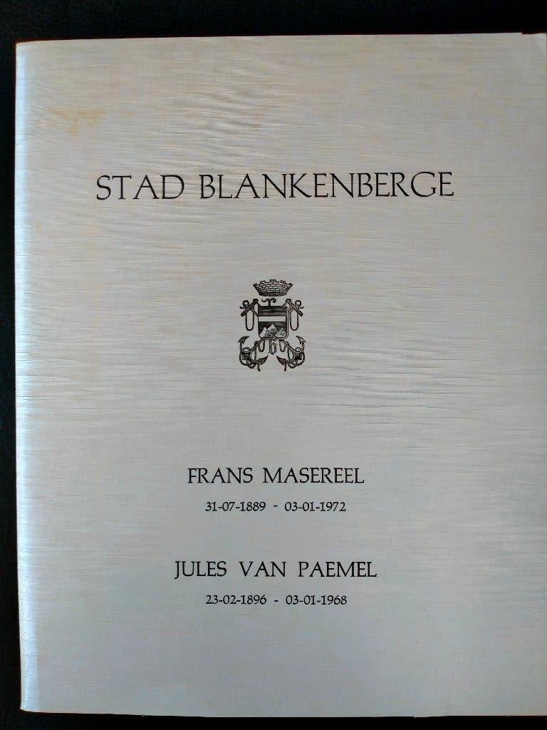 Stad Blankenberge (Frans Masereel & Jules Van Paemel), Livres, Art & Culture | Arts plastiques, Comme neuf, Peinture et dessin