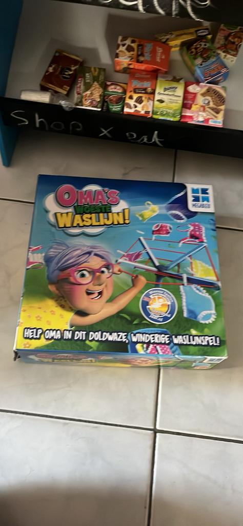 Oma s woeste waslijn, Ophalen, Zo goed als nieuw