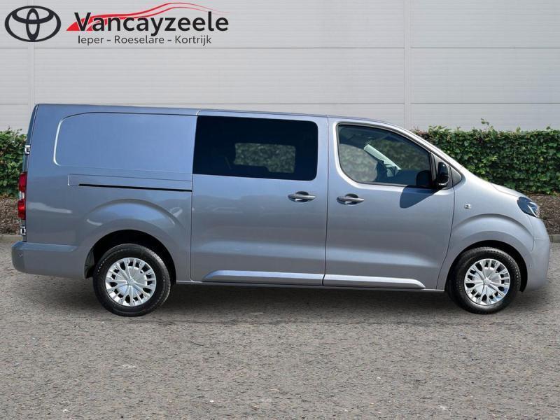 Toyota ProAce Dubbel Cabine Dynamic+trekhaak+cam+gps+sens V+, Automaat, 4 deurs, Overige kleuren, ProAce