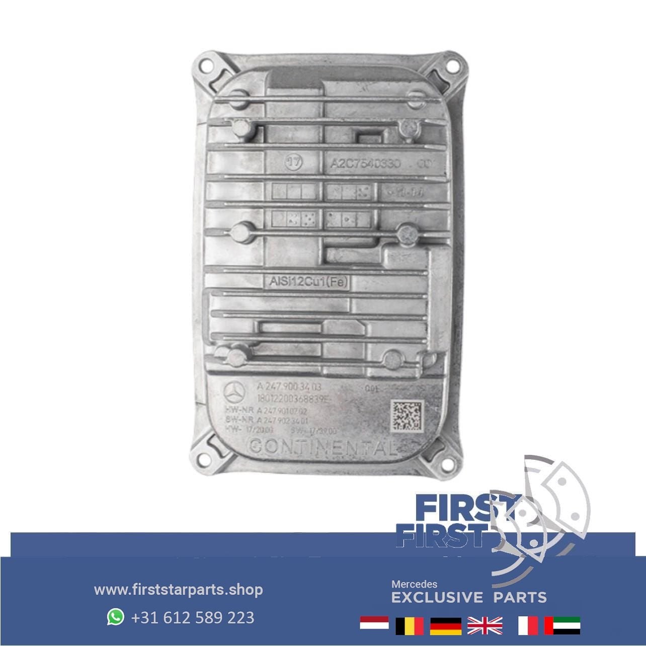 A2479003903 KOPLAMPMODULE W177 A W247 B W118 CLA W205 C W253, Utilisé, -, -, Enlèvement ou Envoi