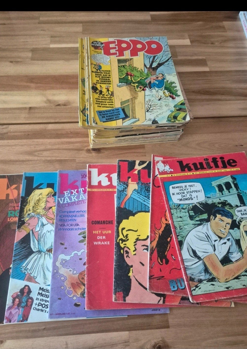 kuifje en eppo weekbladen 45 stuks, Meerdere comics, Ophalen, Gelezen