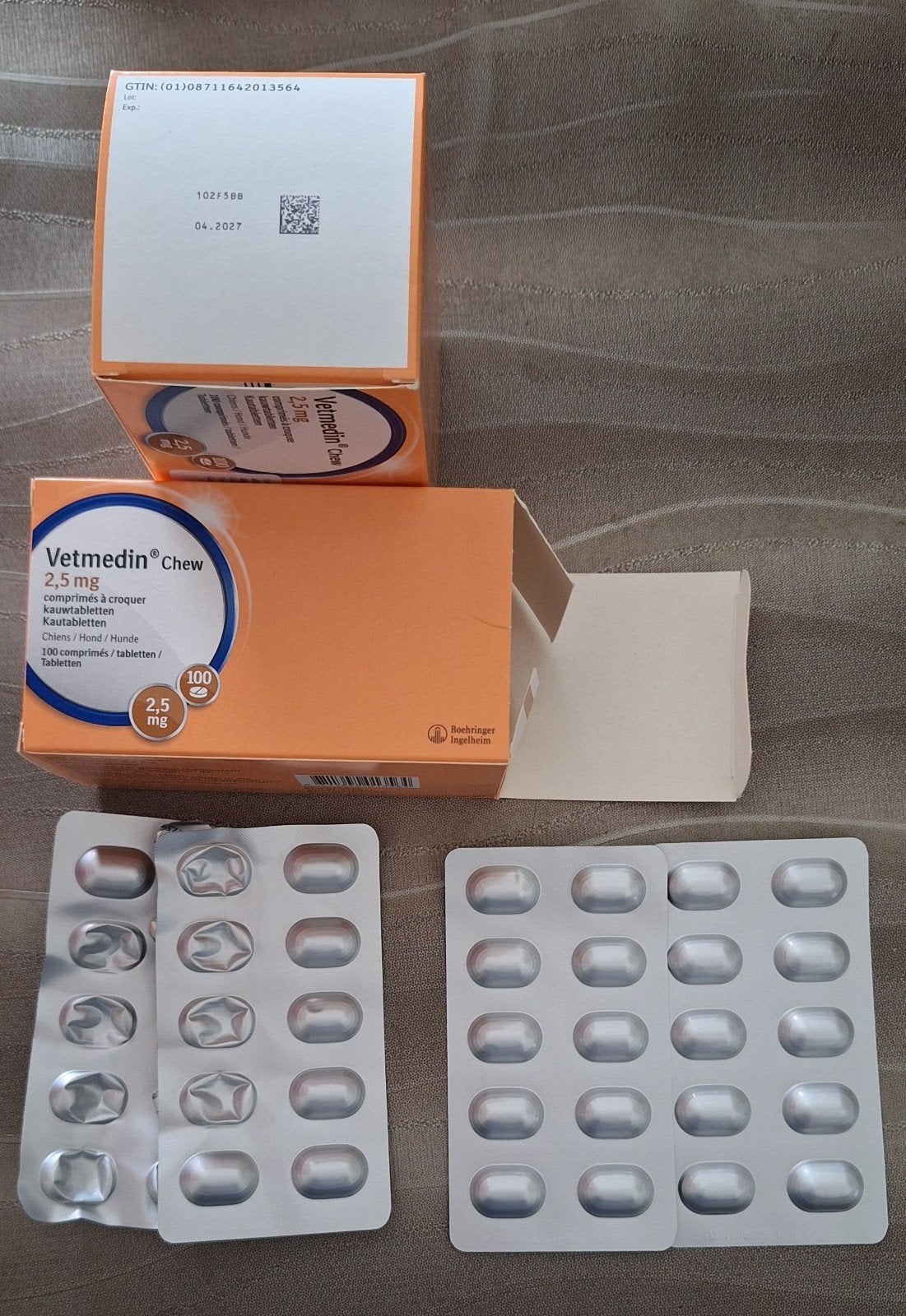 Vetmedin, Ophalen