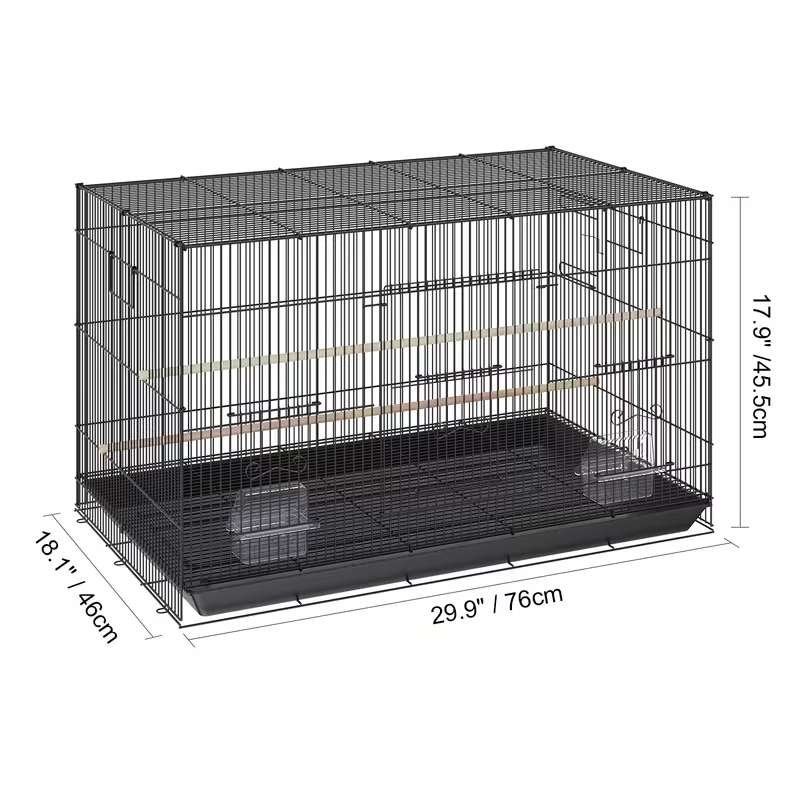 VEVOR Vogelkooi, Dieren en Toebehoren, Ophalen, Zo goed als nieuw, Metaal, Vogelkooi