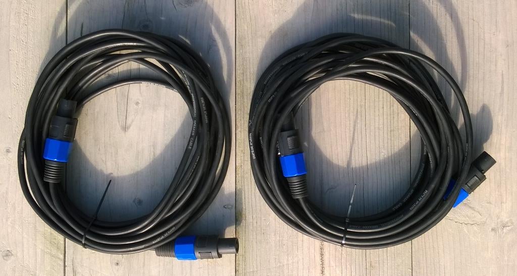 Luidsprekersnoeren 2x10 meter - 2x2,5mm, Musique & Instruments, Câbles & Prises, Neuf, Haut-parleur ou Amplificateur, Enlèvement ou Envoi