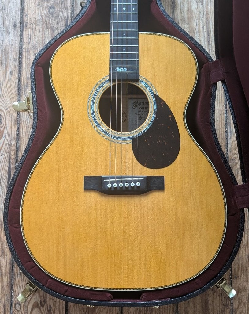 Martin John Mayer OM JM 2022, Enlèvement, Comme neuf, Guitare Western ou Guitare Folk, Avec capteur (piezo)
