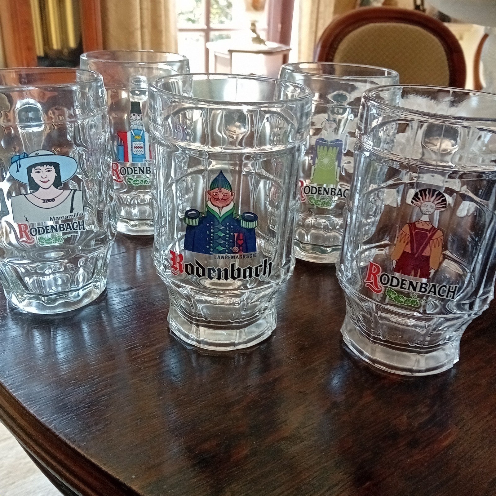 Bierglazen rodenbach met oor 50cl, Verzamelen, Ophalen