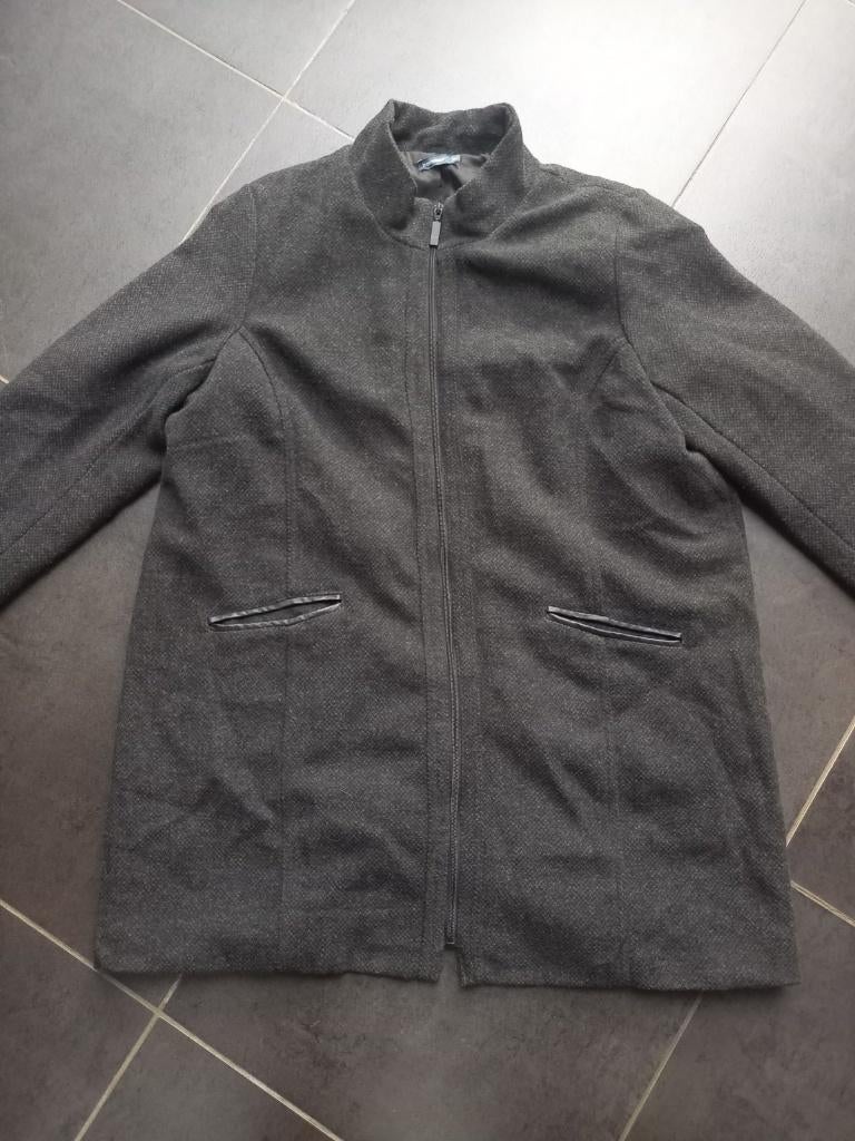 halflange winterjas XXL, Kleding | Dames, Ophalen of Verzenden, Jas of Mantel, Grijs, Gedragen