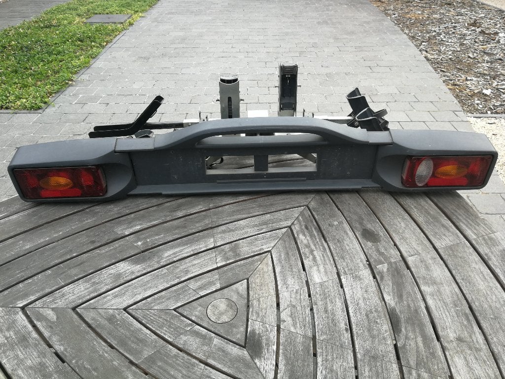 Fietsdrager voor trekhaak voor 2 fietsen bandbreedte 55mm, Ophalen, Gebruikt, Brede banden, 2 fietsen