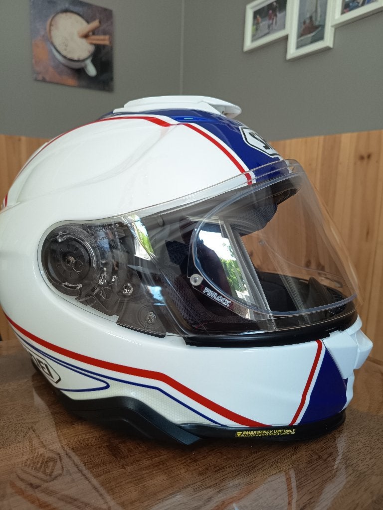 Shoei GTR-2 + Sena. Comme neuf! "M", Motoren, Kleding | Motorhelmen, Ophalen, M, Integraalhelm, Shoei