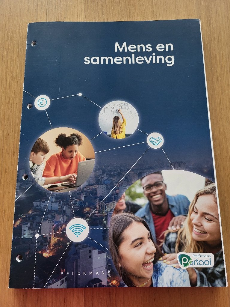 Mens en samenleving (leerwerkboek), Ophalen, Zo goed als nieuw, Pelckmans
