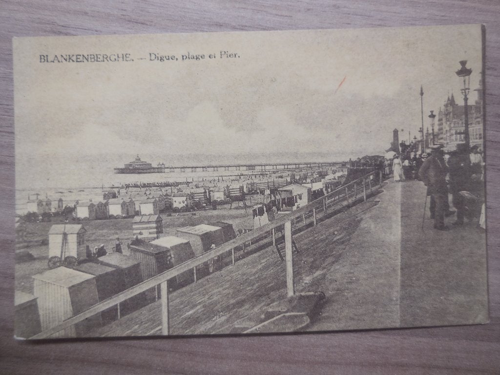 postkaart Blankenberge Dique, Verzenden, Voor 1920, Ongelopen, West-Vlaanderen