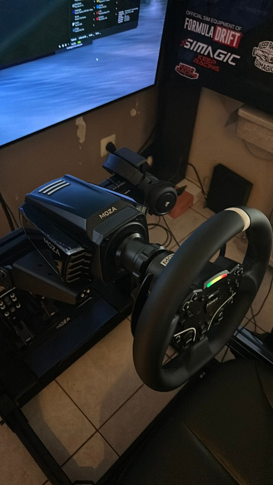 Moza R16v2 es stuur crp pedalen en meer, Computers en Software, Ophalen, Zo goed als nieuw