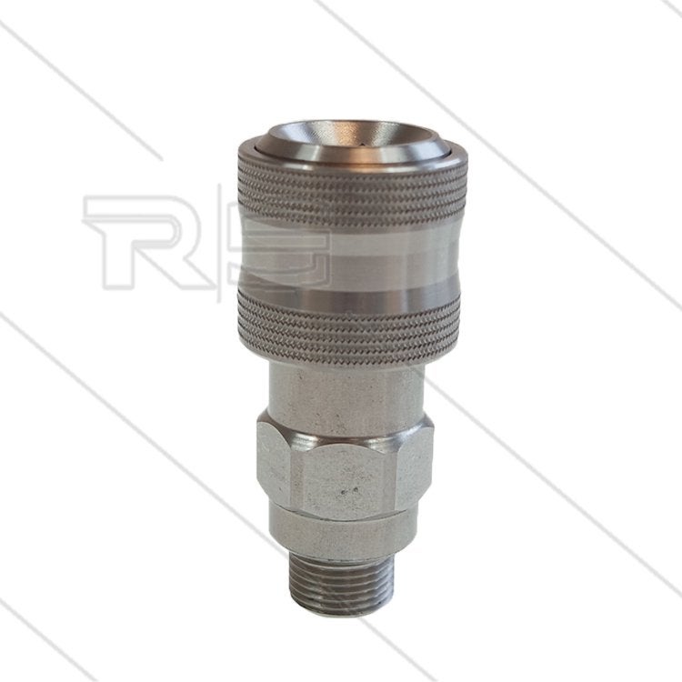 RVS Voorzetkoppeling KEW 3/8 inch Forward Lock, Envoi