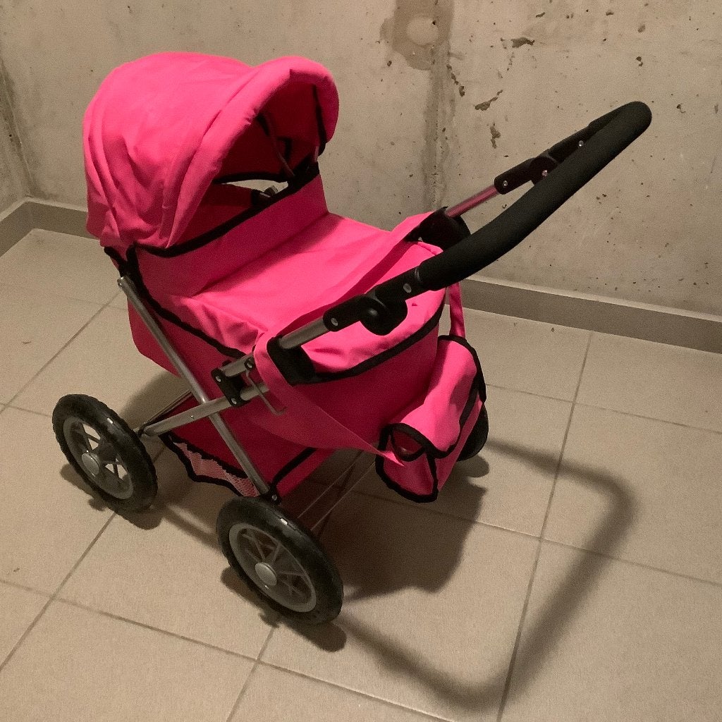 Poppenwagen, Kinderen en Baby's, Speelgoed | Poppen, Ophalen, Zo goed als nieuw, Overige typen