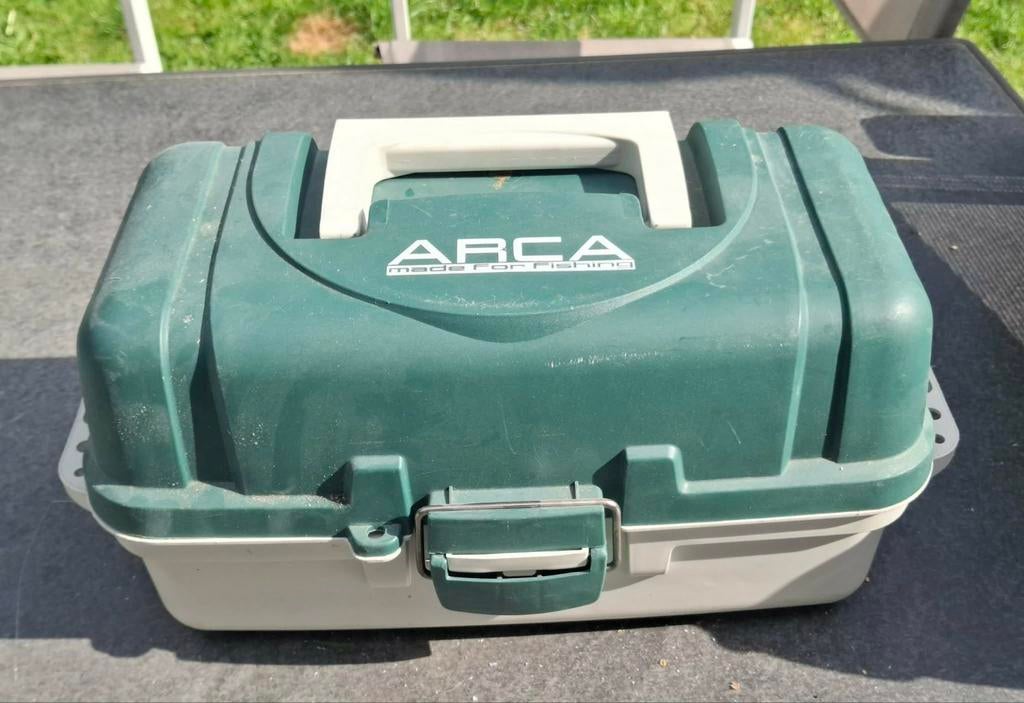 Viskist en accessoires, Watersport en Boten, Ophalen, Zo goed als nieuw, Complete set