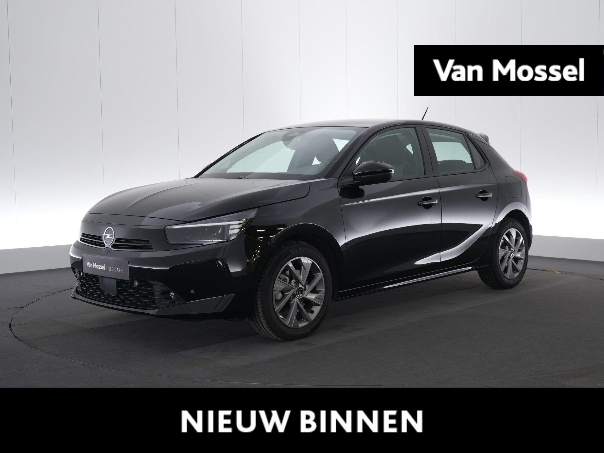 Opel Corsa Edition 1.2 Turbo 74kW S/S Auto, Dealer onderhouden, Gebruikt, Zwart, 580 kg