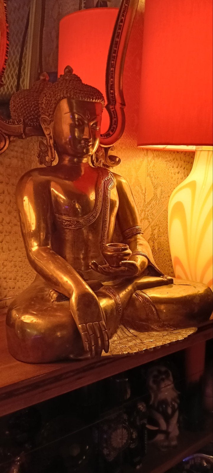 statue bouddha ancien, Enlèvement