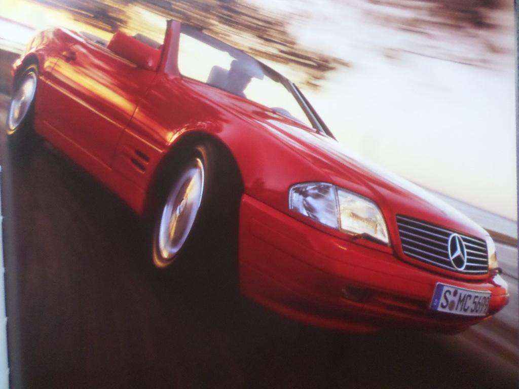 Brochure de la Mercedes SL 0897, Enlèvement ou Envoi, Mercedes