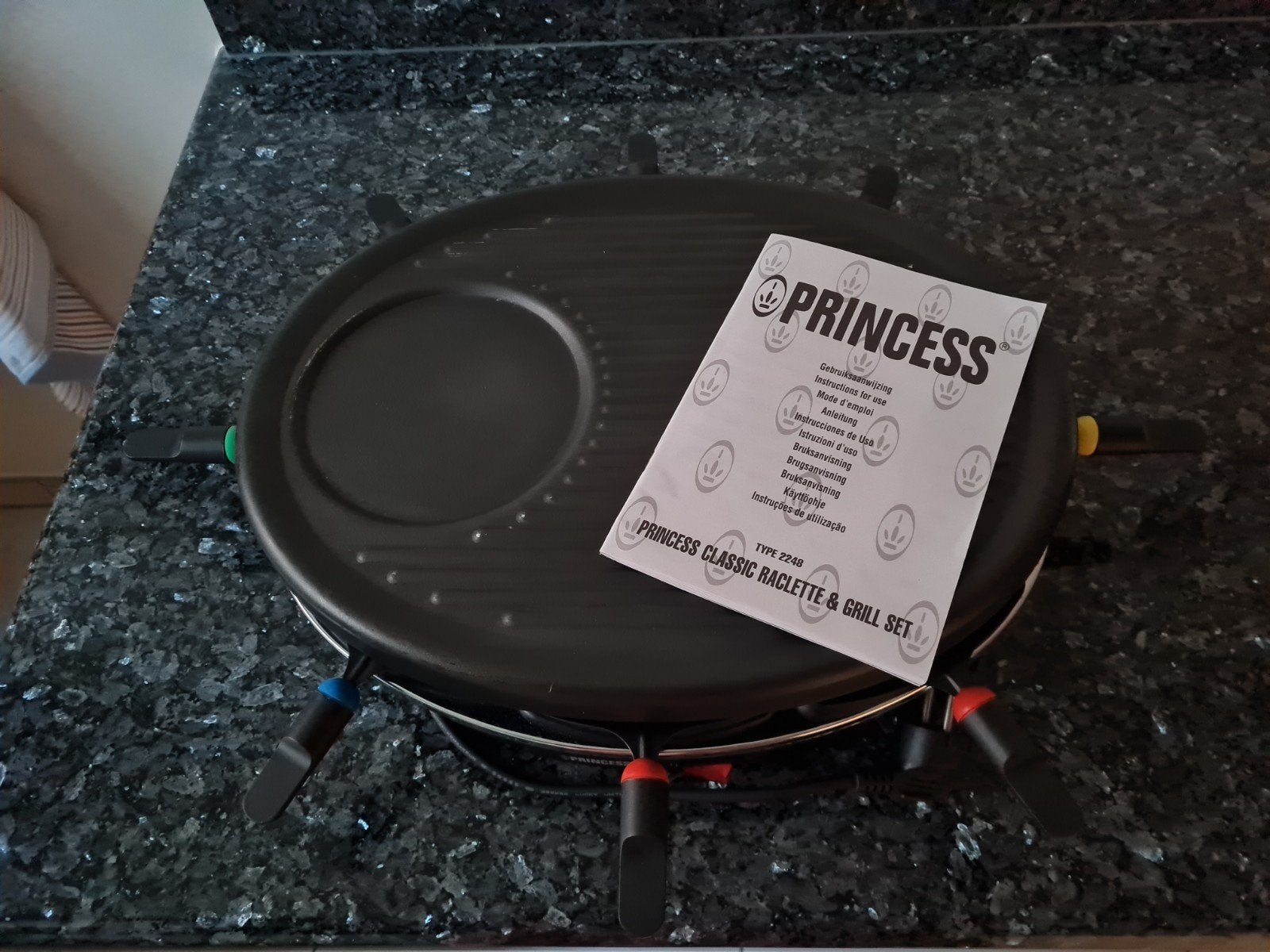 Ensemble à raclette et grill Princess Classic type 2248, Electroménager, Enlèvement, Utilisé, Gril de table