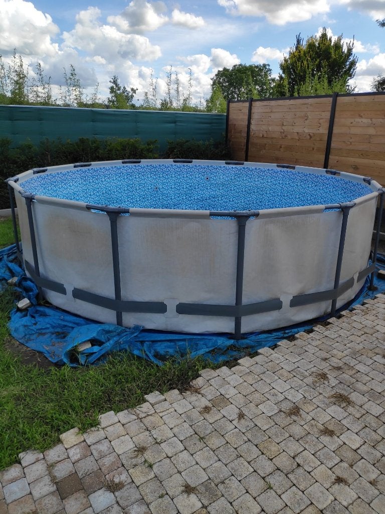 Bestway zwembad 4.27M, Jardin & Terrasse, Piscines, Utilisé, Piscines hors sol, 120 cm ou plus, 400 cm ou plus, 300 cm ou plus