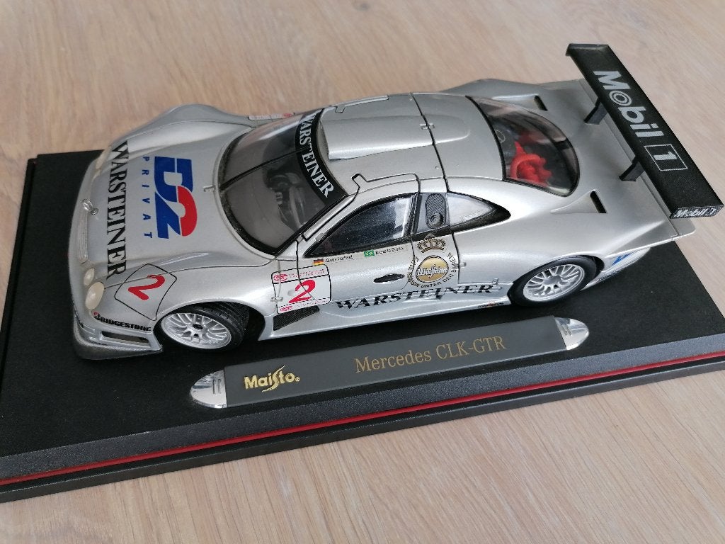 mercedes CLK-GTR modelauto, Hobby en Vrije tijd, Ophalen of Verzenden, Motor