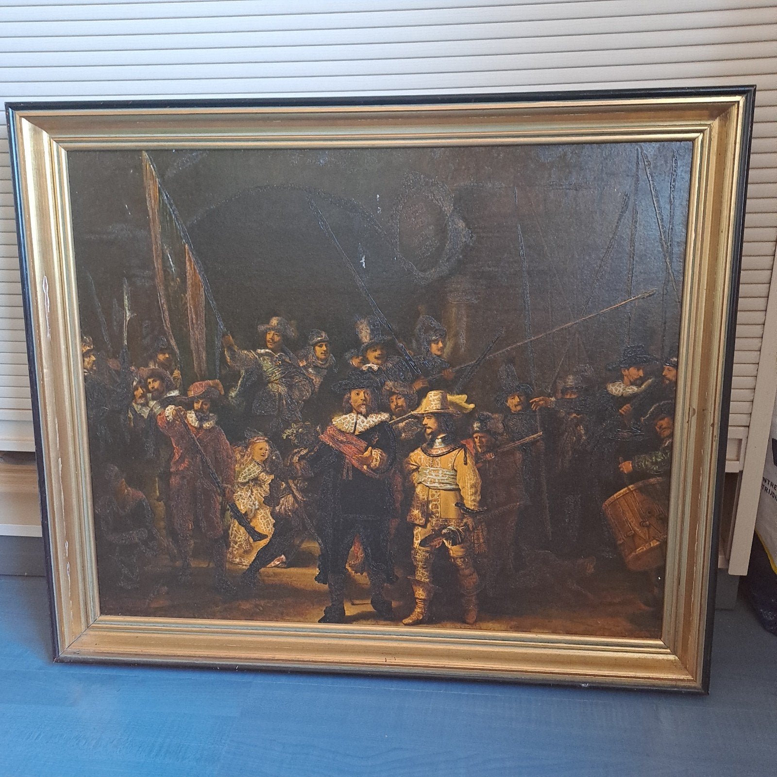 Schilderij op doek, Antiek en Kunst, Ophalen, Doek