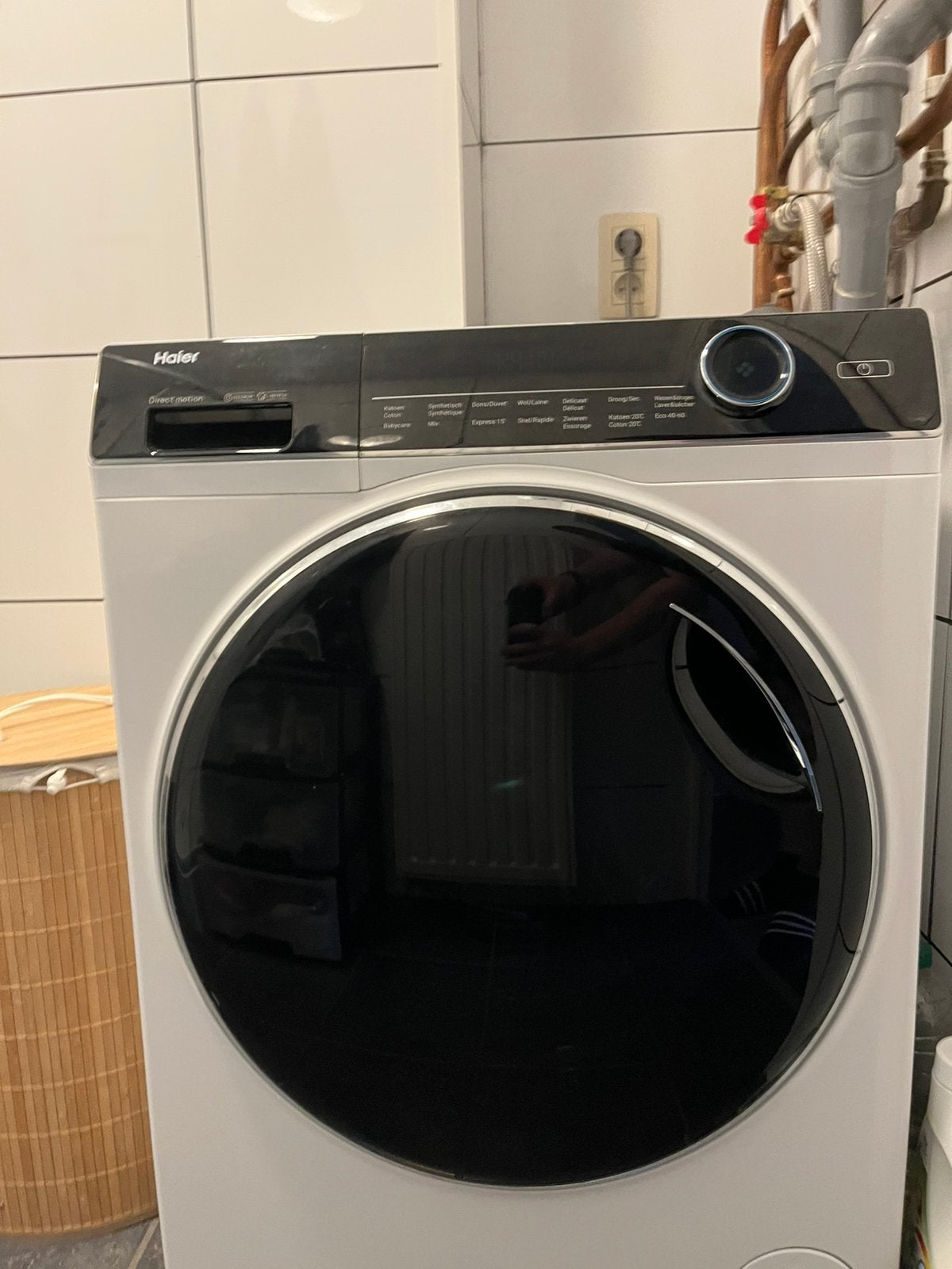 Haier wasmachine en droogkast in één, Electroménager, Enlèvement, Utilisé