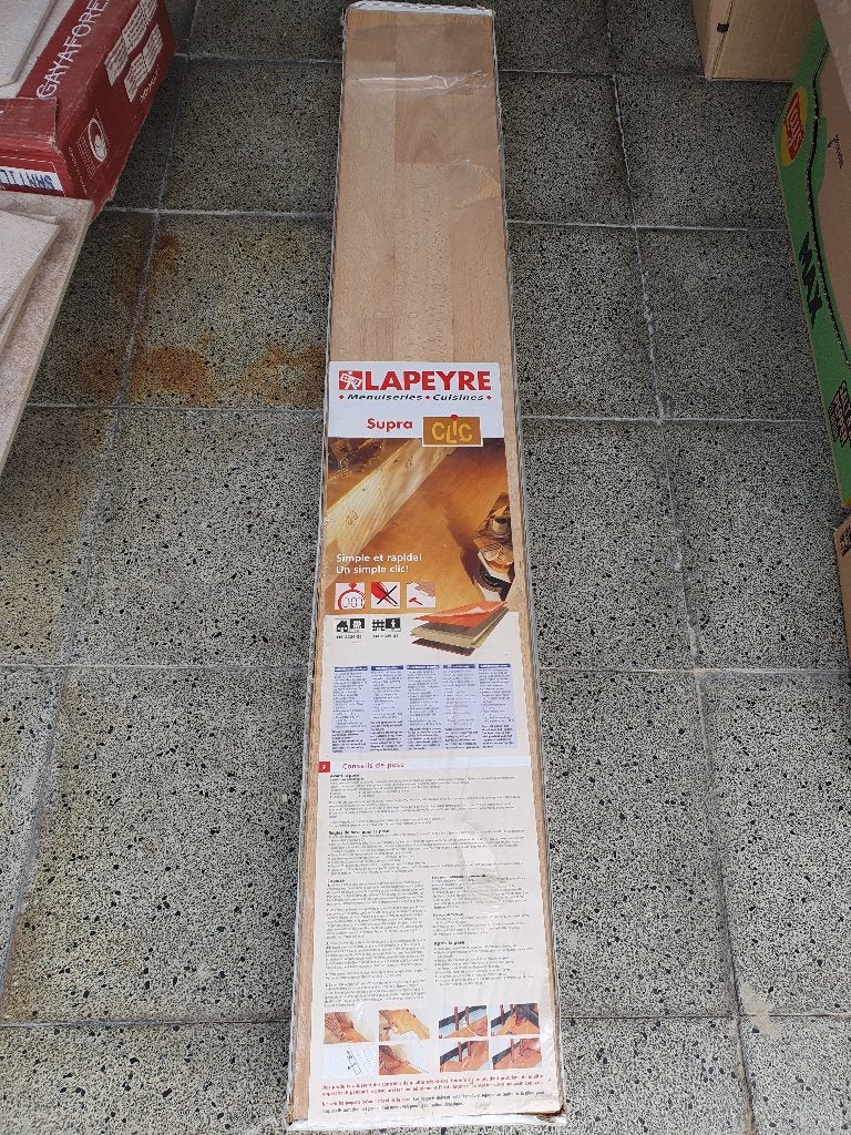 Parquet type quick step, hêtre clair, Maison & Meubles, Ameublement | Revêtements de sol, Neuf, Enlèvement ou Envoi, Beige, Moins de 5 m²