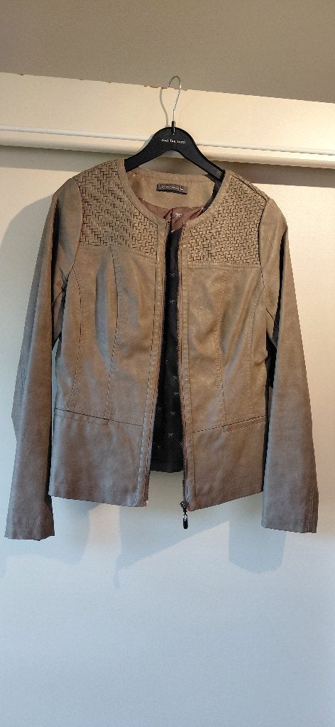 taupe- groen grijs jasje, Kleding | Dames, Jasje, Maat 36 (S), Grijs, Gedragen
